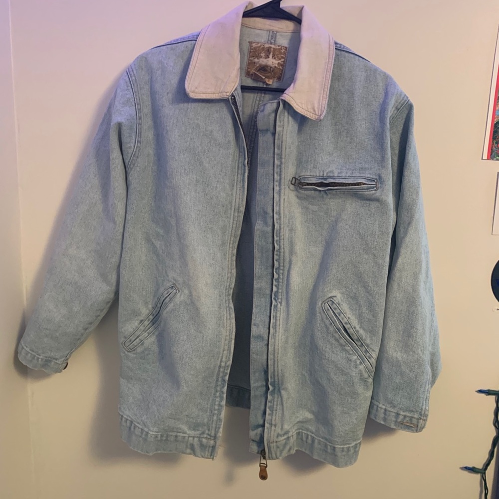 Vintage oversized denim jacket